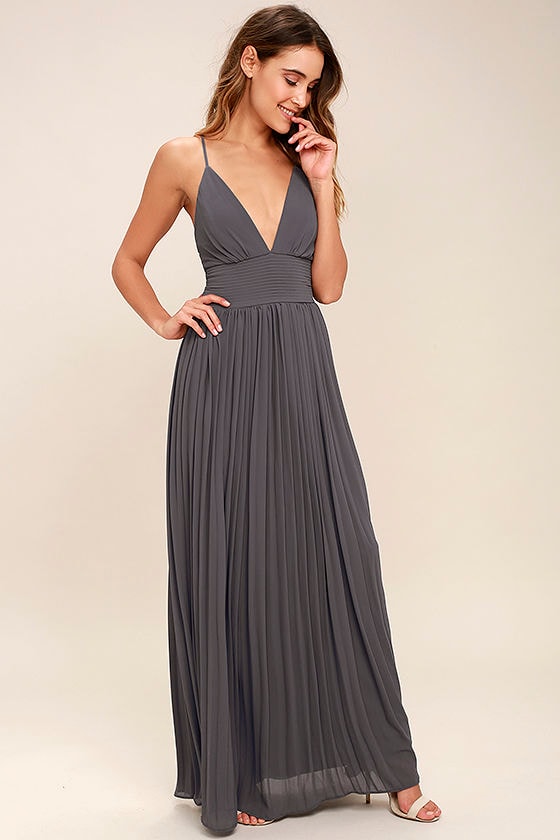 slate grey dresses