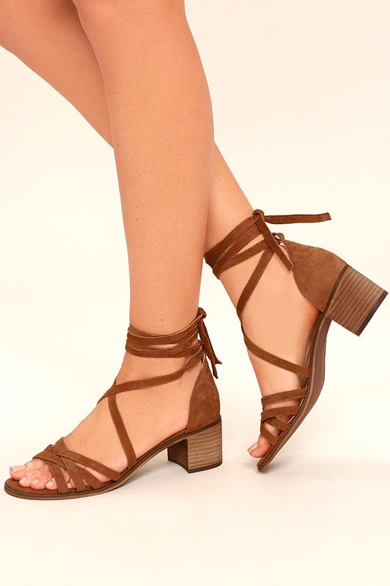 steve madden lace up heels