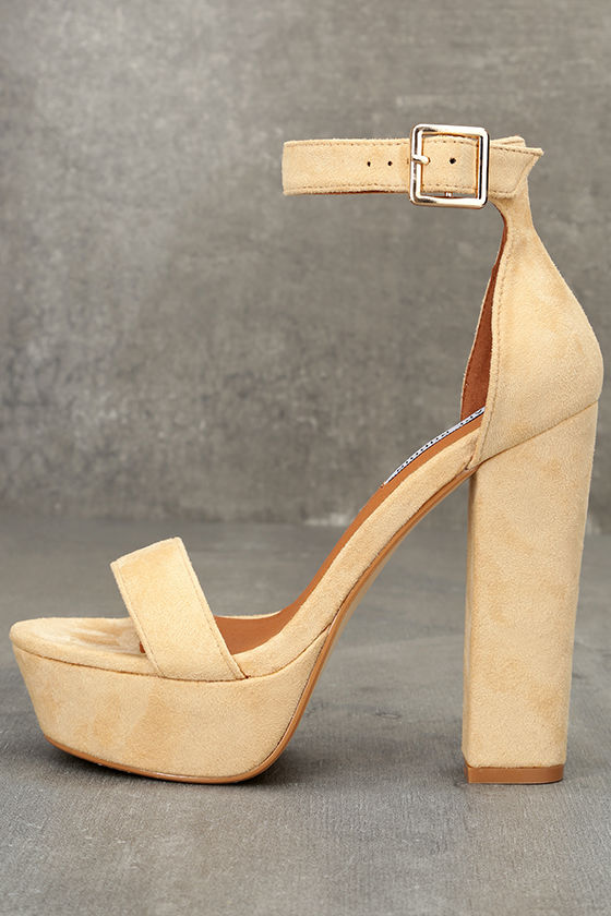 suede platform heels