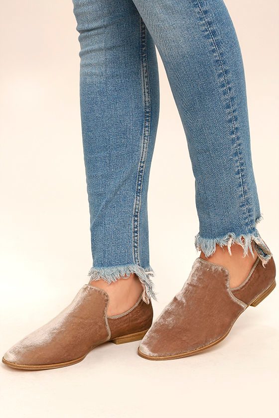 Steven by Steve Madden Adrianna Blush Velvet Loafers 2