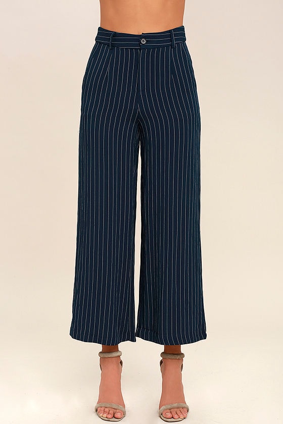 culottes striped pants