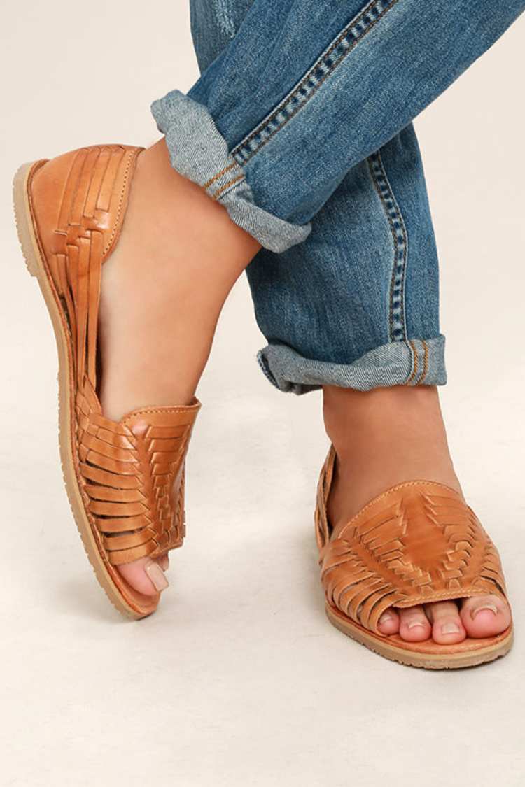 Leather Sbicca Huarache Sandals Sbicca Huarache New Arrivals - Main Image