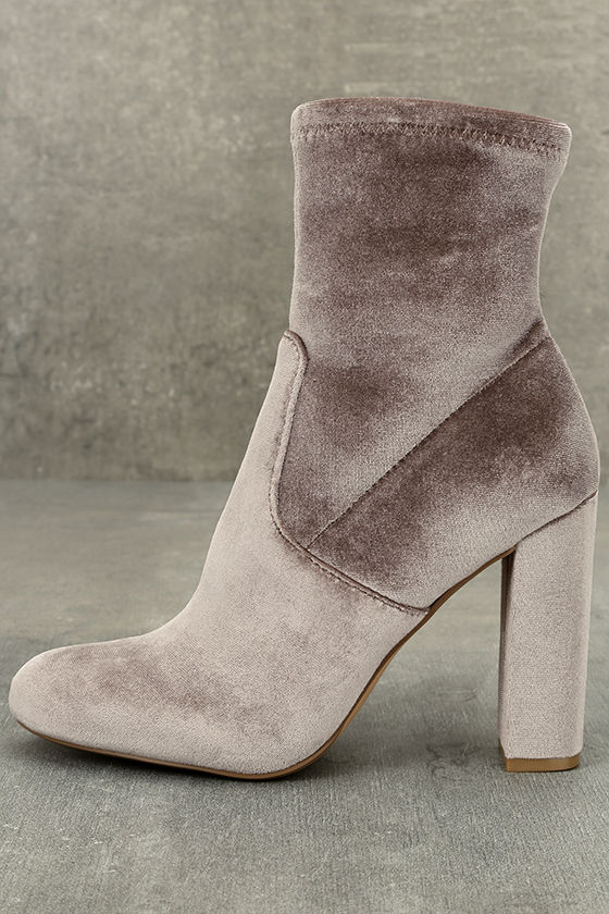 steve madden gray booties
