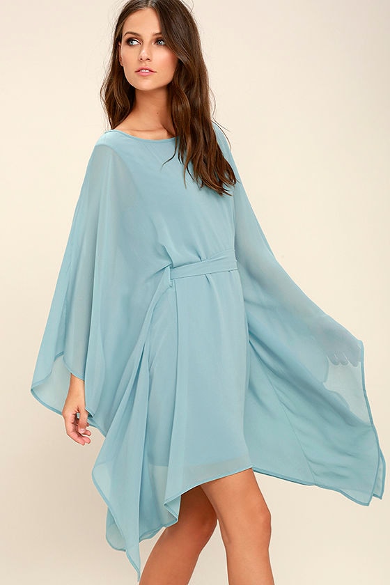 kaftan sleeves dress