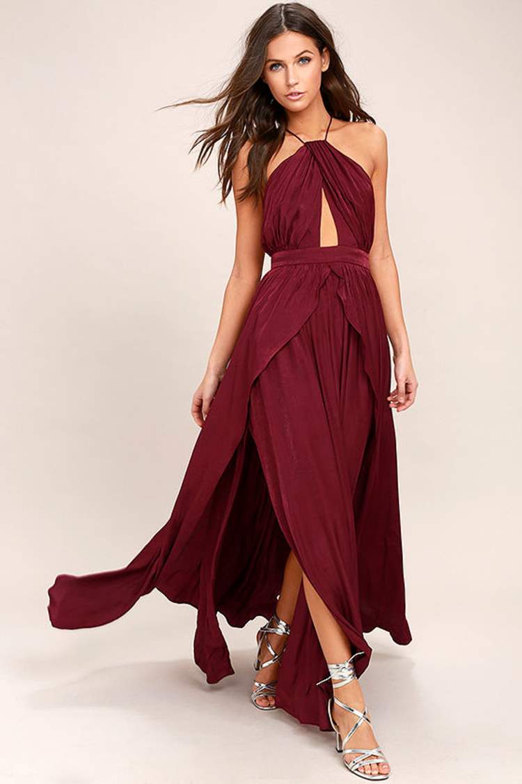 burgundy dress lulus Burgundy Lace Dress | Womens | Medium | 100% Polyester