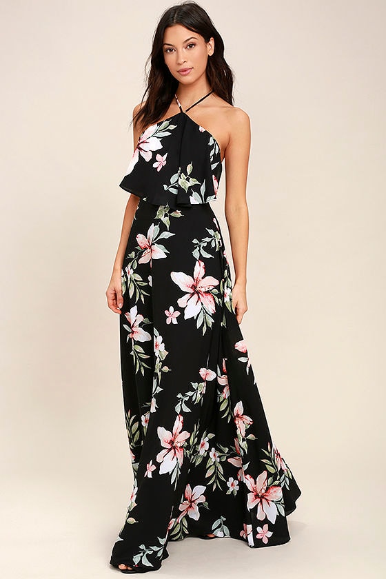 maxi dresses and Z Supply Benson Tropical Dress In Tan Imported Lemon ( 4pcs 2018 strapless knee length wedding dress Size:XX-LARGE