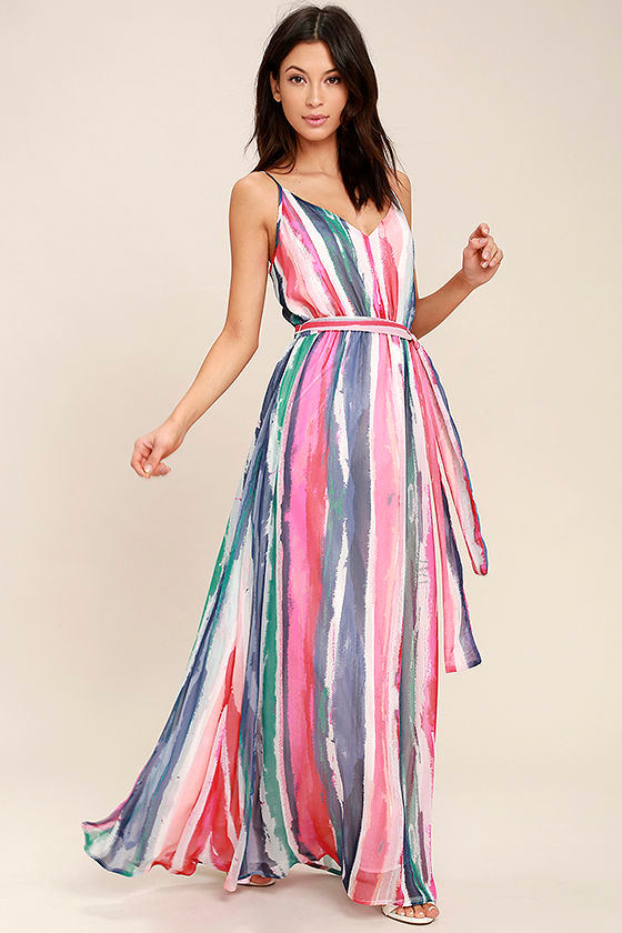 Jack by BB Dakota Joyner White Print Maxi Dress 2