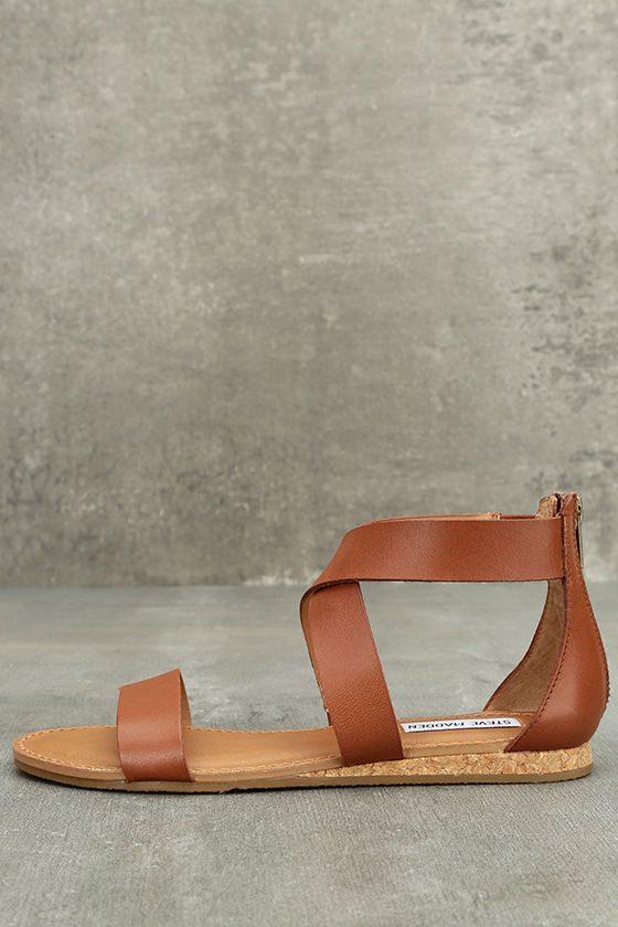 steve madden neven cognac leather