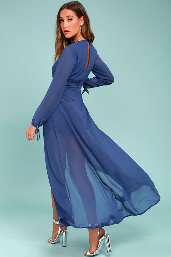 Gone With the Whirlwind Royal Blue Romper 2
