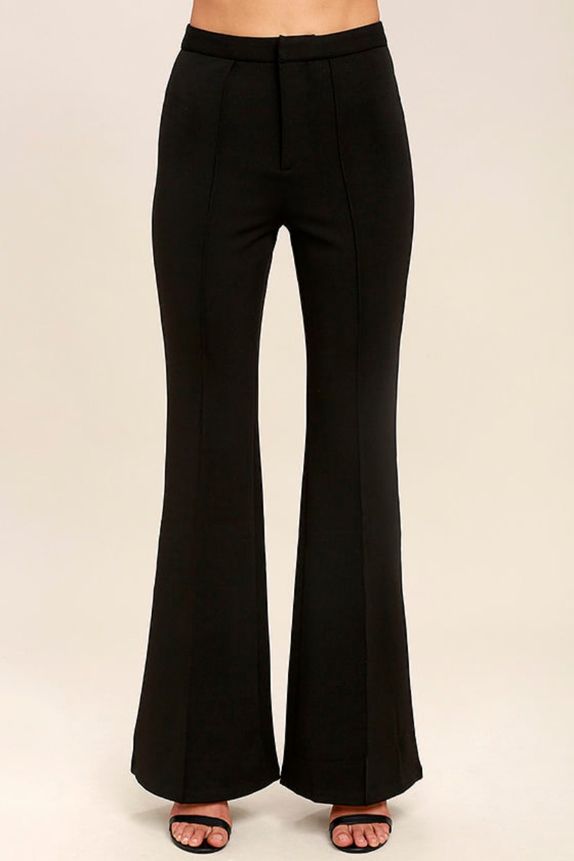 Chic Black Pants - Flare Pants - Dress Pants - $46.00 - Lulus