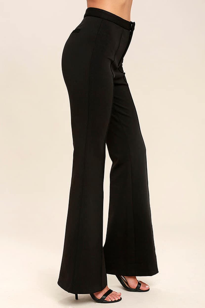 Chic Black Pants - Flare Pants - Dress Pants - $46.00 - Lulus