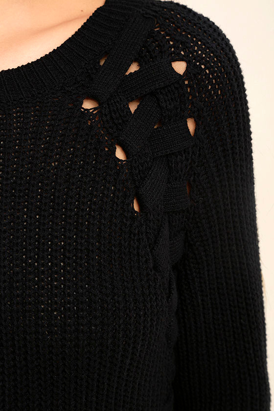 Lace Silhouette Sweater (M)