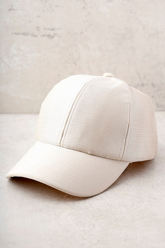 Chic Beige Cap Baseball Cap Modern Baseball Cap 14.00