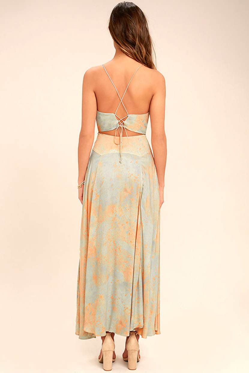 strapless open back dress Free People Burst Of Bliss Maxi Dress  White Chocolate Couture