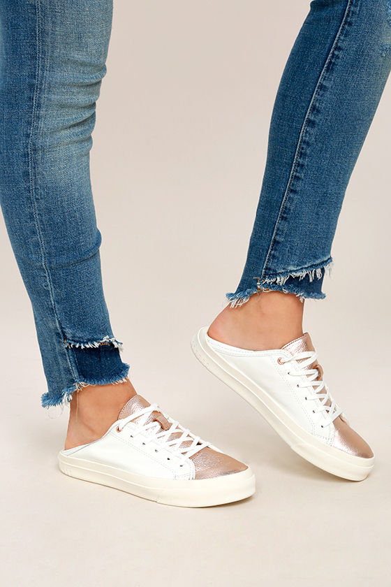 rose gold steve madden sneakers