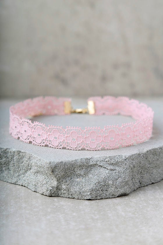 Main Squeeze Blush Pink Choker Necklace