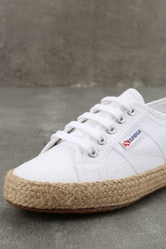 espadrille sneakers white