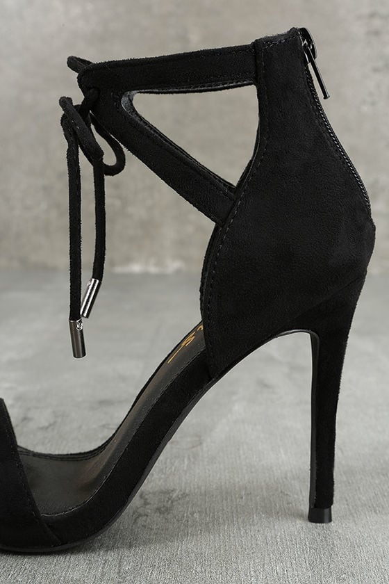 dsw black heels with ankle strap