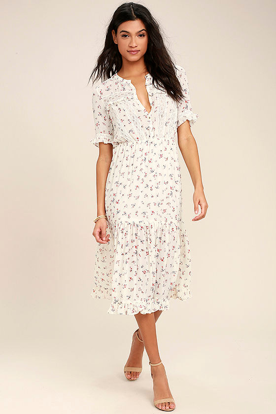 floral prairie dress