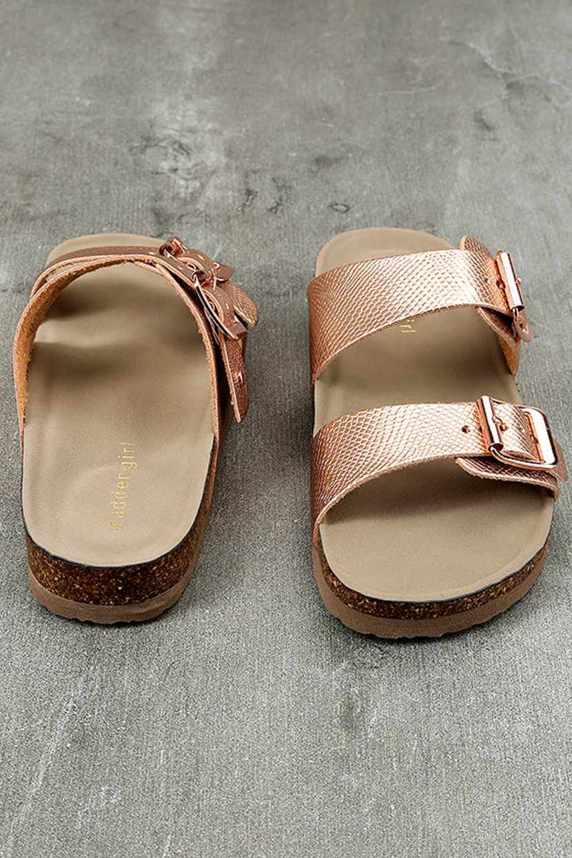 Bryceee Footbed Madden Girl Sandals Birkenstock Madden Girl