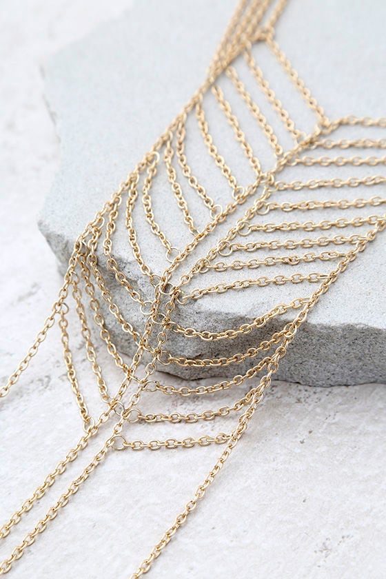 Spare Chain-ge Gold Layered Choker Necklace