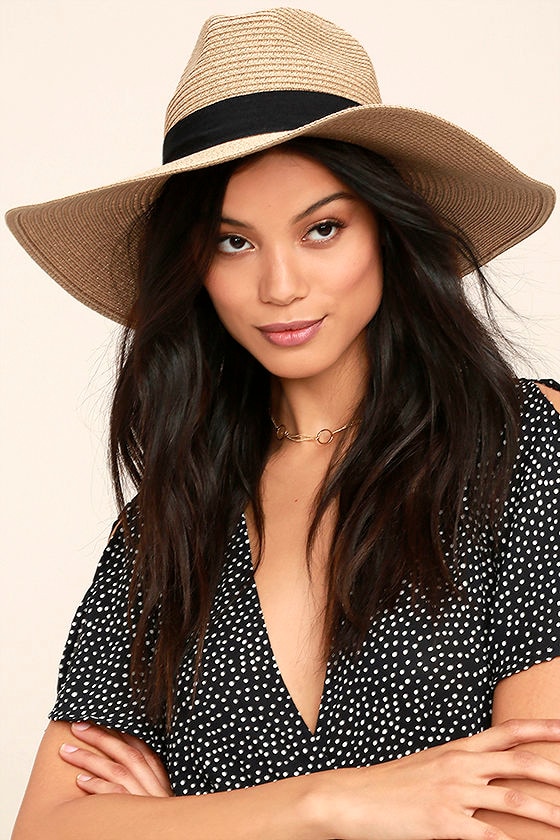 Chic Tan Straw Hat - Floppy Hat - Sun Hat - $14.00 - Lulus