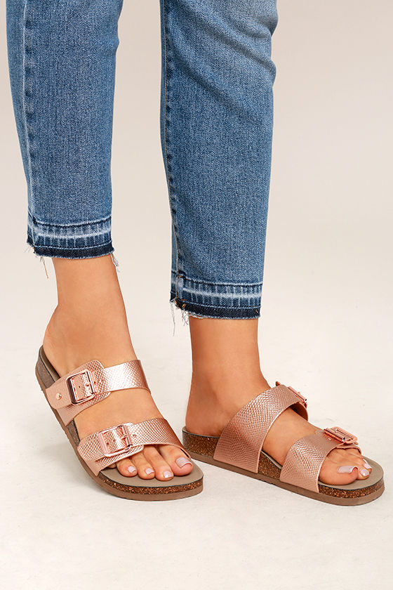 madden girl gold sandals