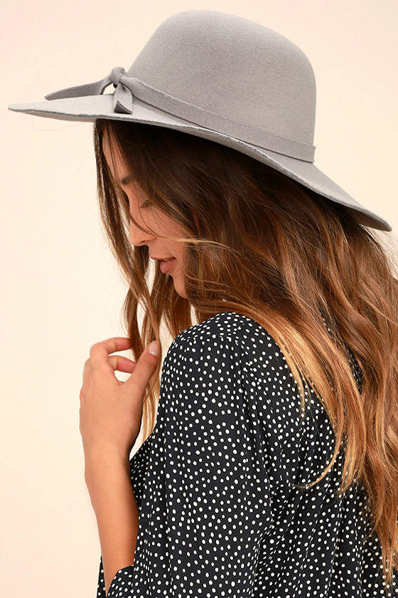 Sunny Soul Grey Floppy Hat 1