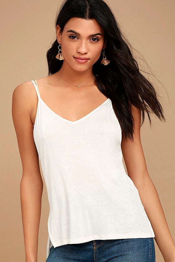 Way to My Heart Ivory Tank Top
