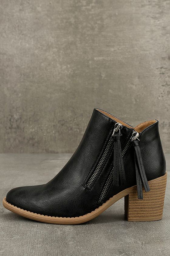 double zipper booties