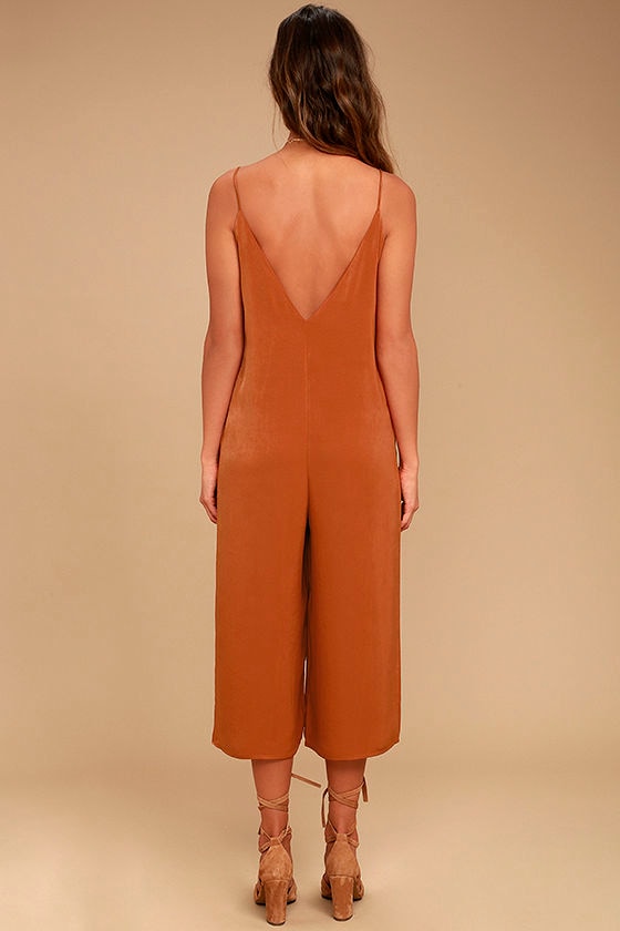 rust jumpsuit