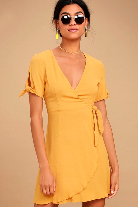 Yellow Short Dress