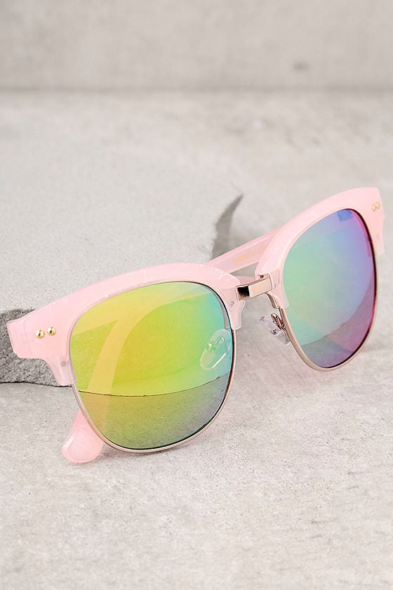 Perverse Barrett Pink Mirrored Sunglasses