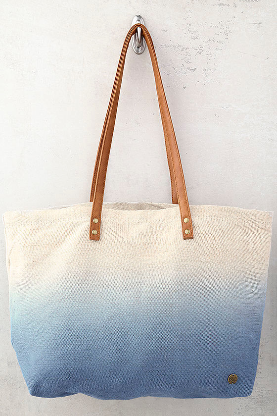 Billabong Pescadero Blue Ombre Tote 1
