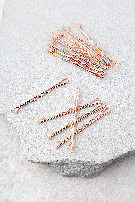 ban.do Everyday Bobbis Rose Gold Bobby Pins 1