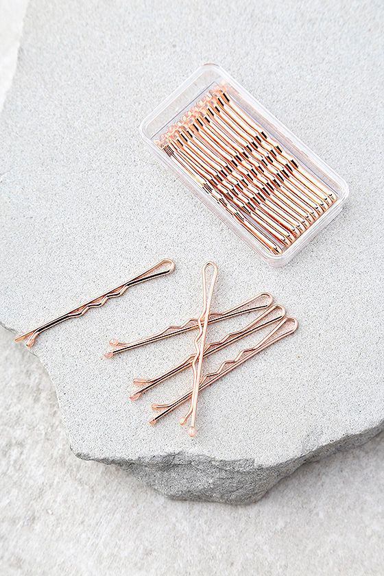 ban.do Everyday Bobbis Rose Gold Bobby Pins 2
