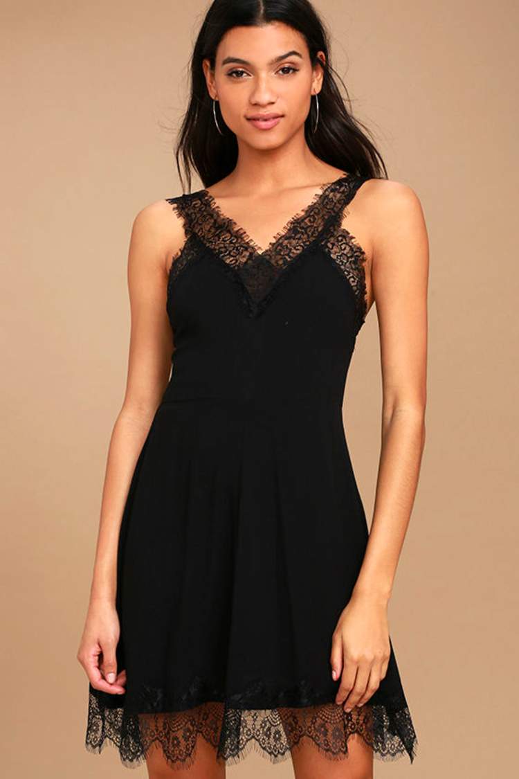 sachin and babi light blue dress Black Swan Dress S / Black