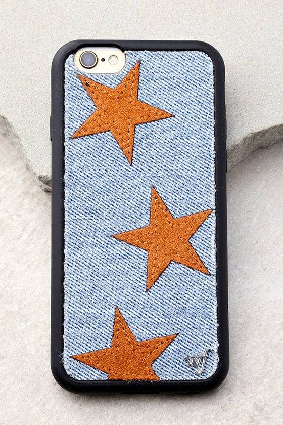 Star Vintage Denim and Tan iPhone 6 and 6s Case