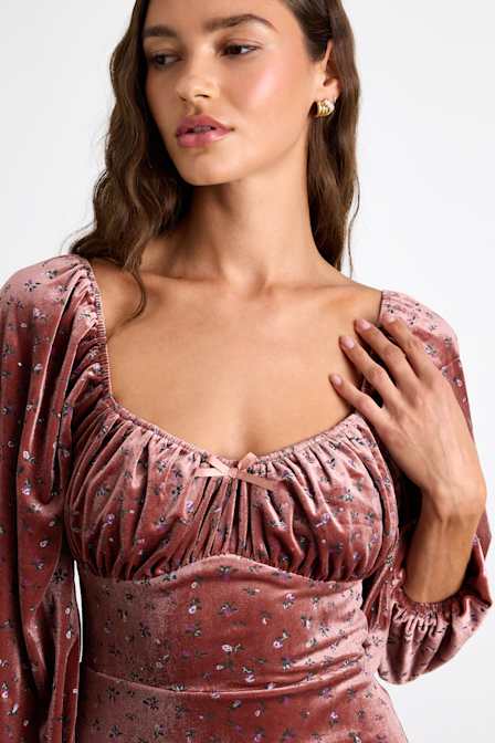 How Much I Care Black Velvet Off-the-Shoulder Midi Dress