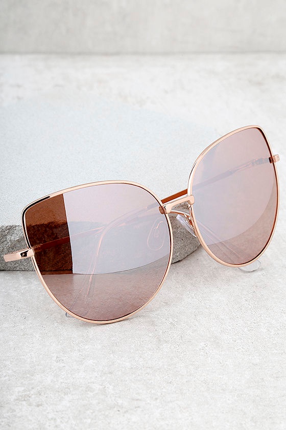 pink and gold sunglasses