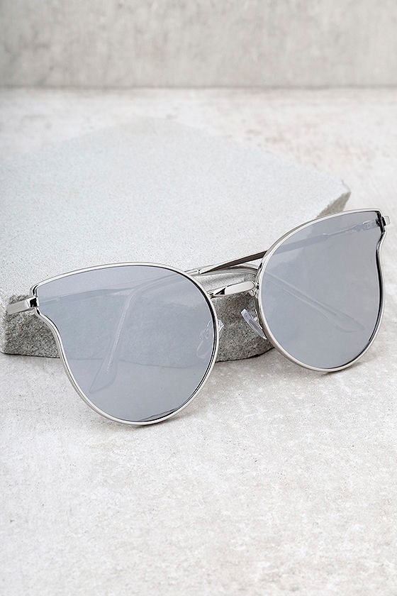 Zenon Silver Mirrored Sunglasses 1