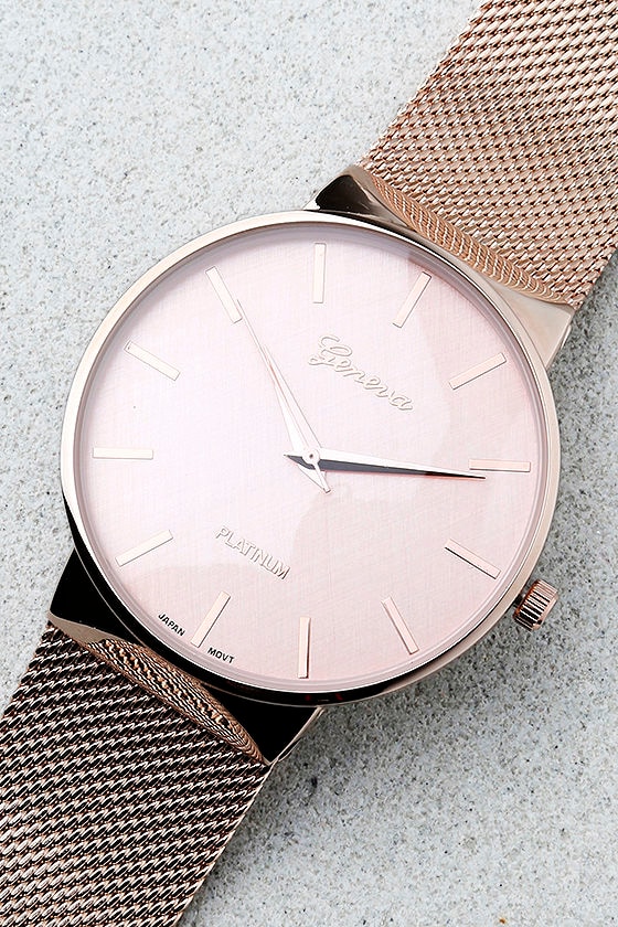 Time to Trend Rose Gold Watch