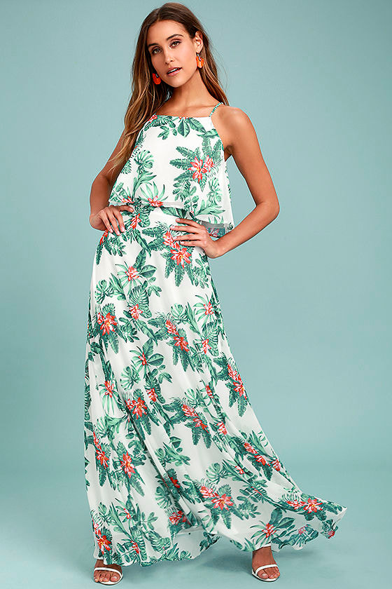 tropical formal wear