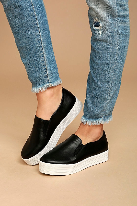 cute black sneakers for ladies