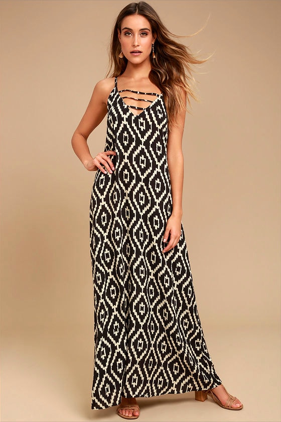 safari maxi dress