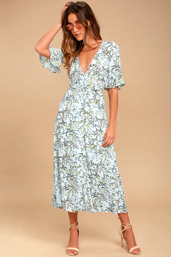 floral day dress