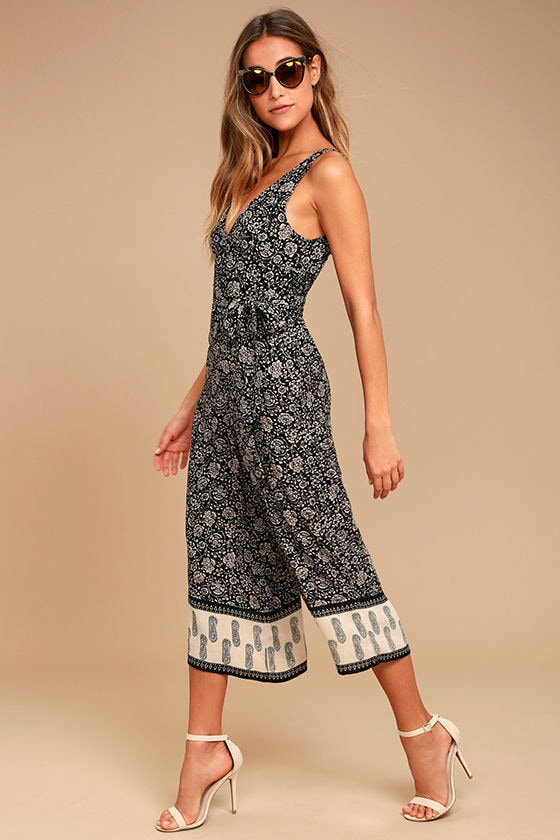 Amuse society Bliss woven jumpsuit / tamarind main image 0