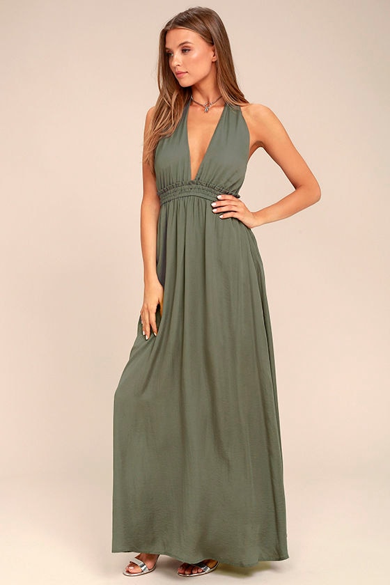 lulus olive green dress