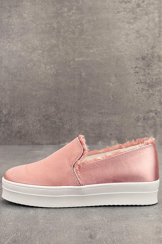 blush slip on sneakers