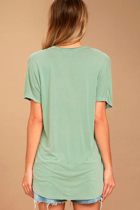 Project Social T Utility Sage Green Tee